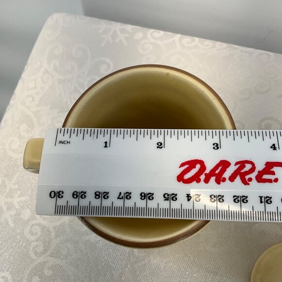 Pfaltzgraff Set Of 3 Vintage Ceramic Pedestal Mugs - Picture 5 of 9